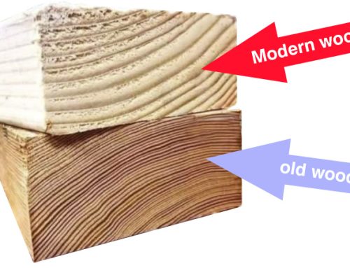 Old and New wood