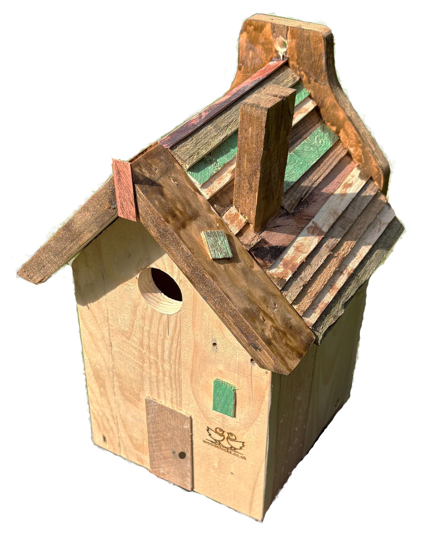wooden bird house
